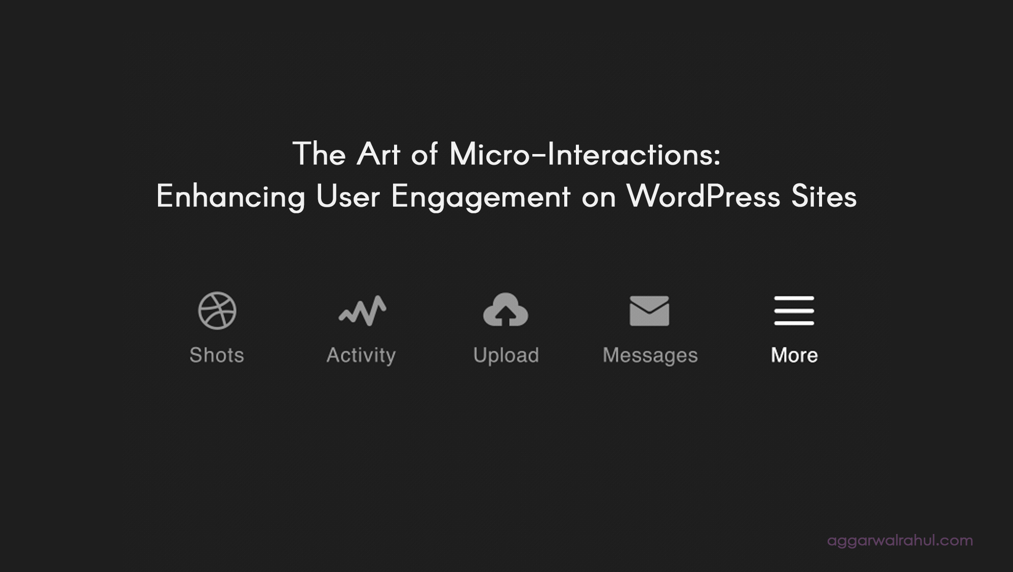 Micro-Interactions For Wordpress